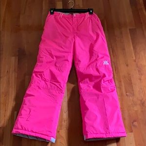 New Pink snow pants